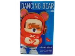 82506 [S-001A] Мишка танцующий на бат. (свет, звук) 17*11*9 см в кор. S-001A