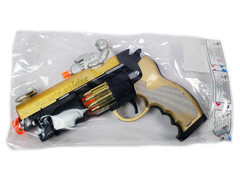 82508 [BL2307] Пистолет на бат. (свет, звук) 23 см в пак. BL2307