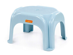 82546 [07480] Детский табурет №1 315х262х195 мм дымчато-голубой