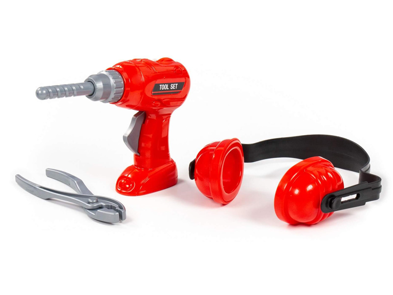 Купить оптом Набор инструментов №21 (шуруповёрт, наушники, плоскогубцы) в Луганске