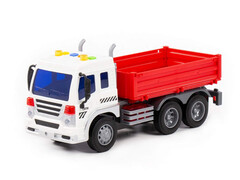 82596 [91659] Автомобиль бортовой "Сити" 26 см инерц. (свет, звук) красный в коробке