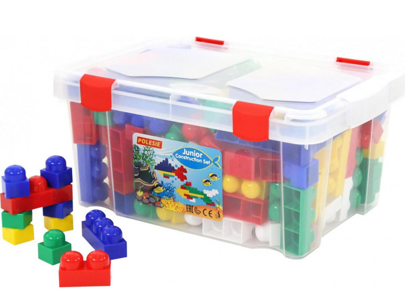 Купить оптом Конструктор "Юниор" 159 эл. в контейнере в Луганске