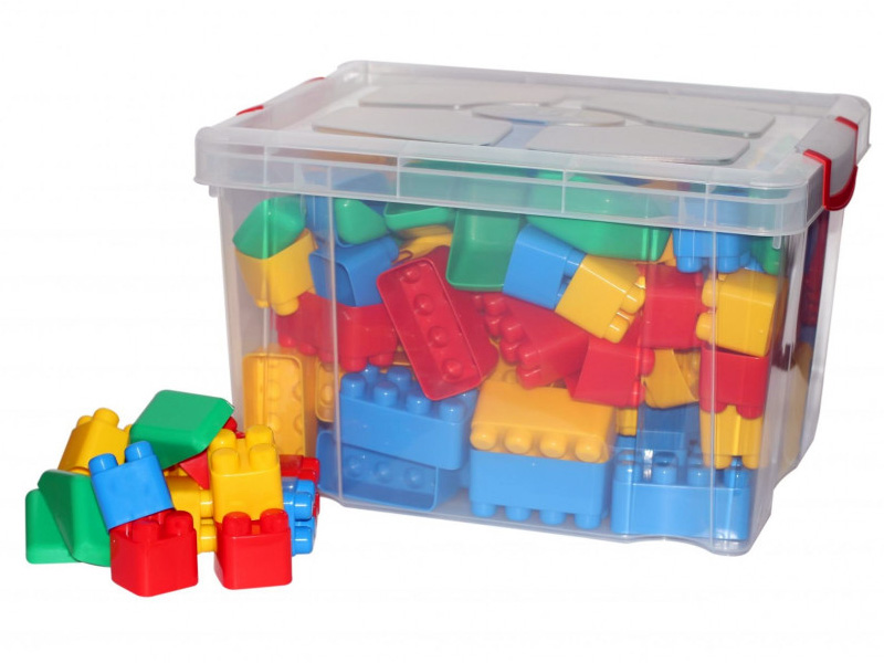 Купить оптом Конструктор "Беби" 132 эл. в контейнере в Луганске