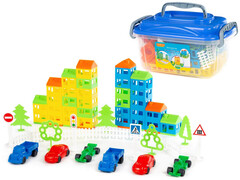 82628 [56252] Конструктор "Построй свой город" 180 эл. в контейнере
