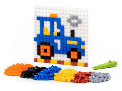 82648 [67507] Конструктор Классик "Мозаика №4 Техника" 350 эл. в пакете