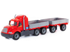 82652 [58478] Автомобиль бортовой "Майк" с прицепом в лотке