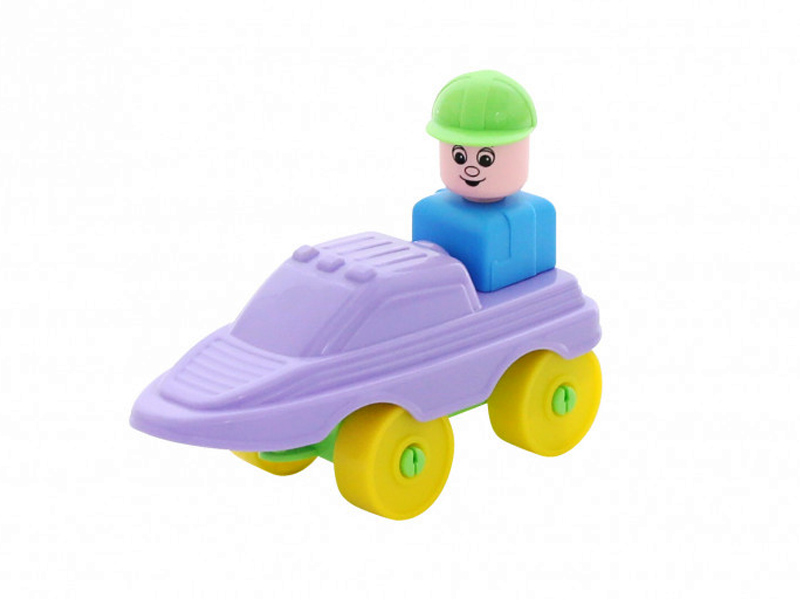 Купить оптом Конструктор "Юный путешественник" - Катер 9 эл. в пакете в Луганске