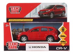 82726 [CR-V-RD] Технопарк. Машина "Honda CR-V" металл. инерц. 12 см (открыв. двери, багажник) красный в кор.
