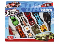 82732 [RR-SET-0064870-R] Набор машин металл. "Road Racing. Суперкар" 7,5 см 10 шт в кор.