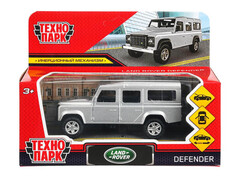 82709 [DEFENDER-SL] Технопарк. Машина «Land Rover Defender» металл. инерц. 12 см (открыв. двери, багажник) серебристый