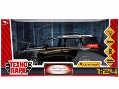 Технопарк. Машина «Toyota Land Cruiser Prado» металл. инерц. 20 см (свет, звук, открыв. двери, капот)