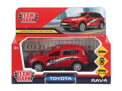 82713 [RAV4-S] Технопарк. Машина «Toyota RAV4. Спорт» металл. инерц. 12 см (открыв. двери, багажник)