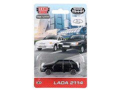 82745 [VAZ1406-7-ASSORT] Технопарк. Машина «ВАЗ 2114/2106» 7,5 см микс на планшете