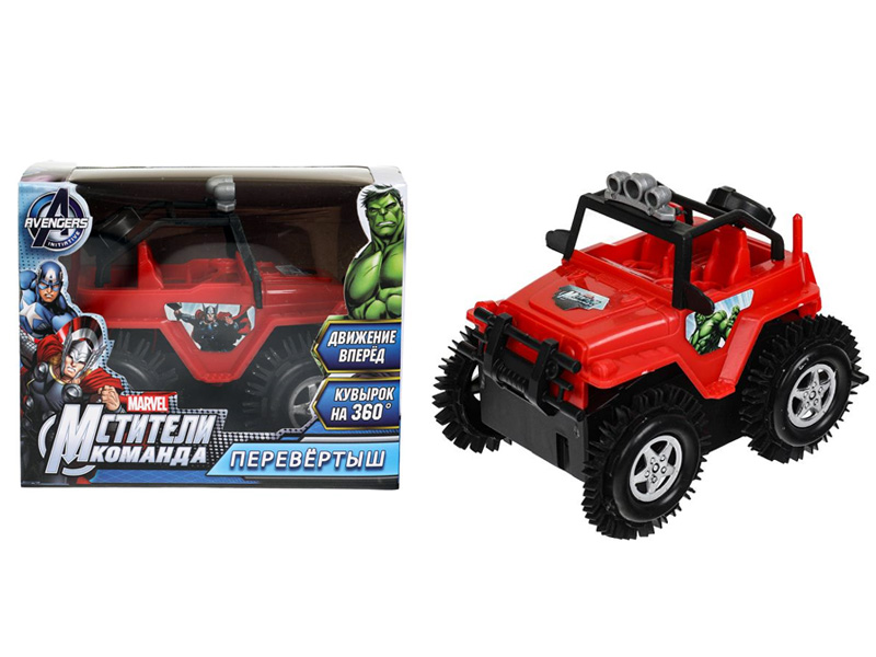 Купить оптом Перевертыш на бат. "Мстители" 13 см в кор. 1312B154-R1 в Луганске