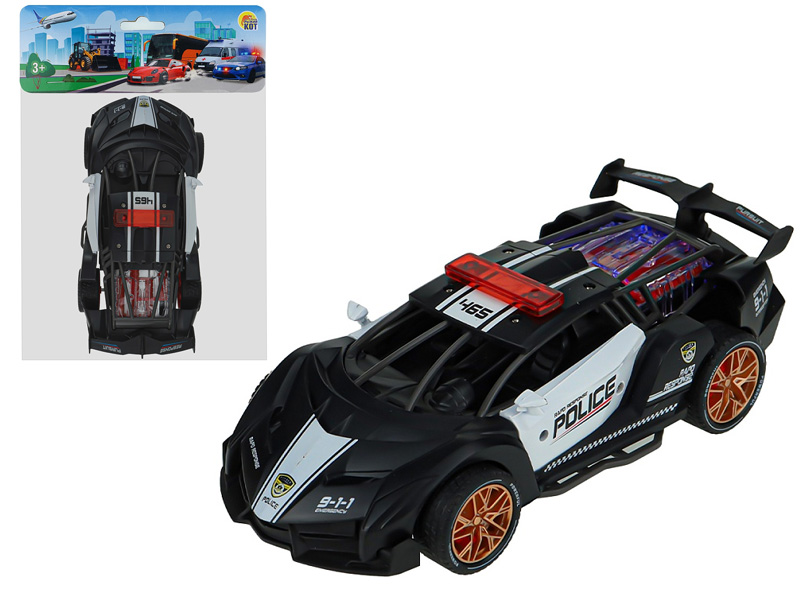 Купить оптом Перевертыш инерц. на бат. 26 см (свет, звук) черный И-8644 в Луганске