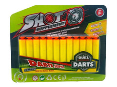 82768 [2364167] Набор мягких пуль "Shot" с присосками 12 шт. на планшете 2364167