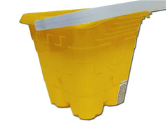 Ведро "Башня" желтый ИП20004