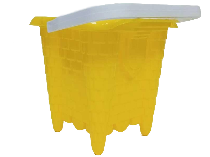 Купить оптом Ведро "Крепость" желтый ИП20003 в Луганске