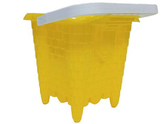 83016 [ИП20003_желтый] Ведро "Крепость" желтый ИП20003