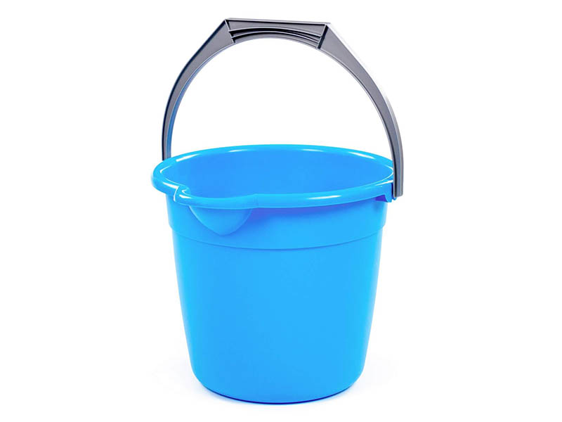 Купить оптом Ведро со сливом 10 л голубое в Луганске