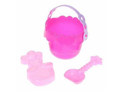 Песочный набор "Золушка №2" : ведро, совок, формочка