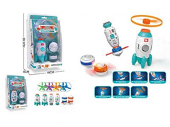 83088 [2352572] Вертушка с пускателем "Космос" 29*18 см на планшете 2352572