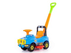 83169 [62932] Джип-каталка 85 см с ручкой - №2 голубой