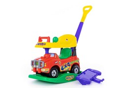 Джип-каталка "Викинг" 89 см многофункциональный красный