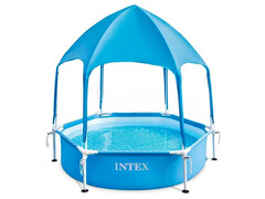 83174 [28209NP] Бассейн каркасный с навесом 183х38 см 700 л