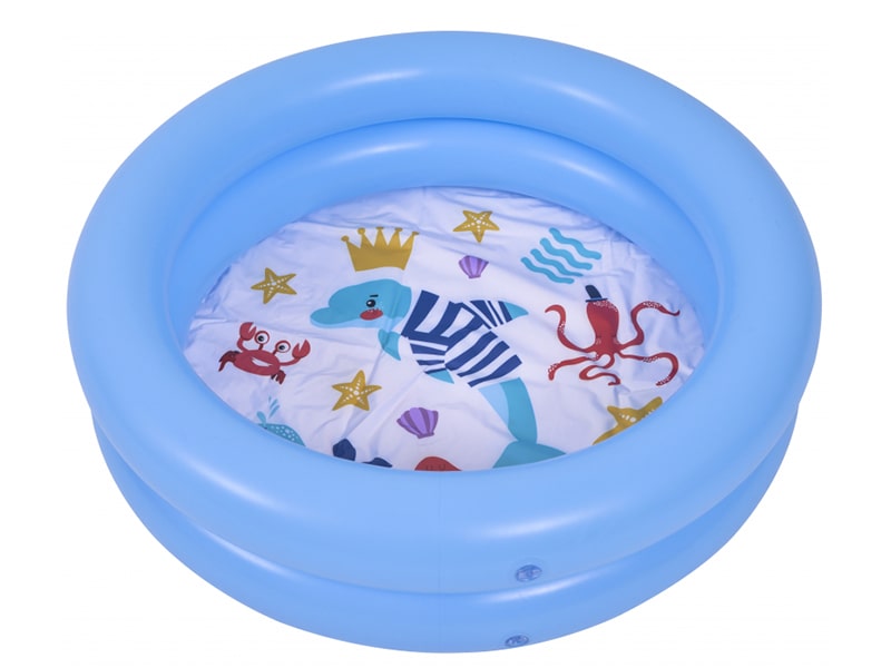 Купить оптом Бассейн надувной 76*20 см голубой 90243 в Луганске