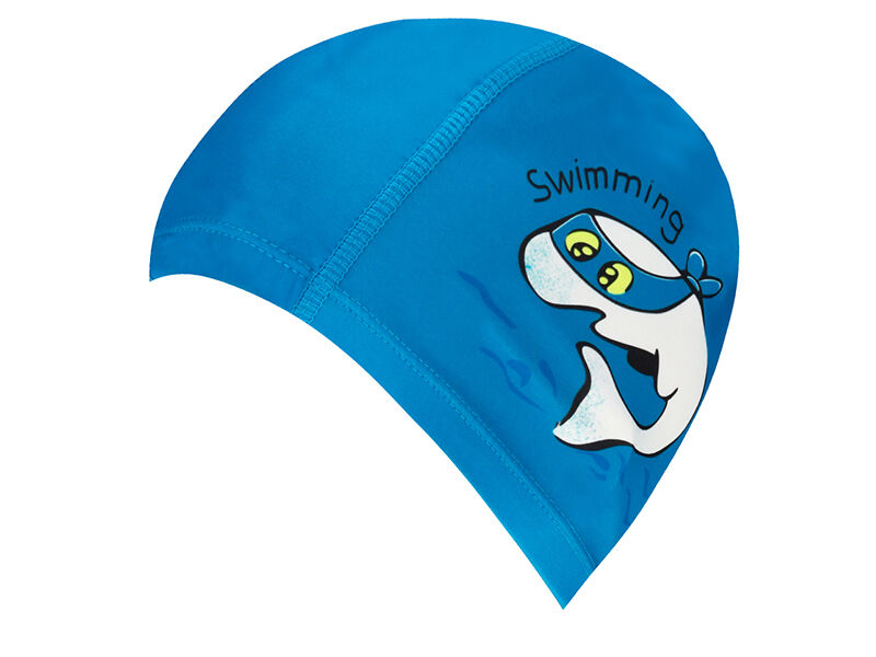 Купить оптом Шапочка для плавания Swimming 49-53 см голубая ШПЛ-6083 в Луганске