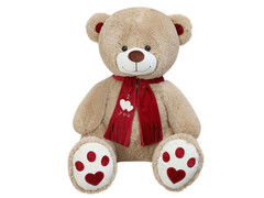 83268 [МК/60/82] Медведь Кельвин 100 см кофейный