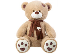 83282 [МТШ/80/82] Медведь Тони с шарфом 150 см кофейный