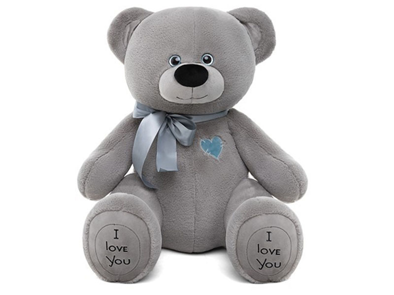 Купить оптом Медведь Фил 110 см серый в Луганске