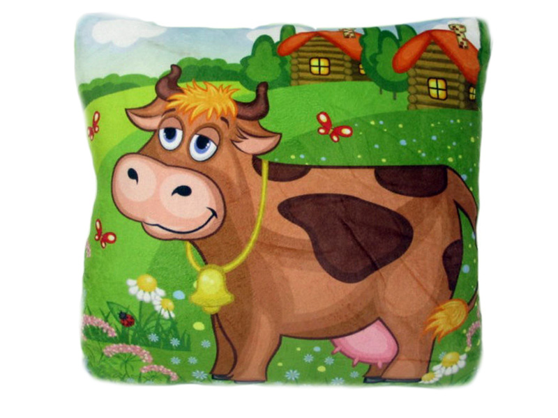 Купить оптом Подушка Бык на лугу 0672-4/36 в Луганске