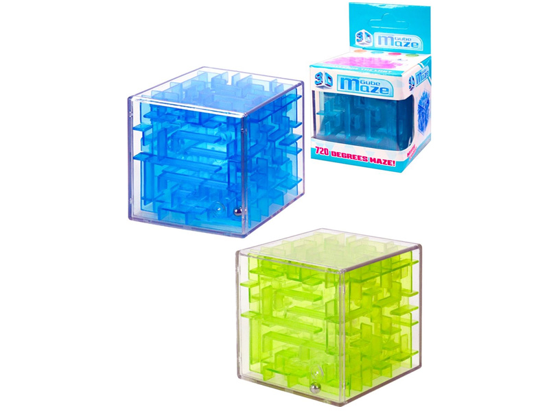 Купить оптом Головоломка 3D-лабиринт 6х6х6 см в кор. Y6457086 в Луганске
