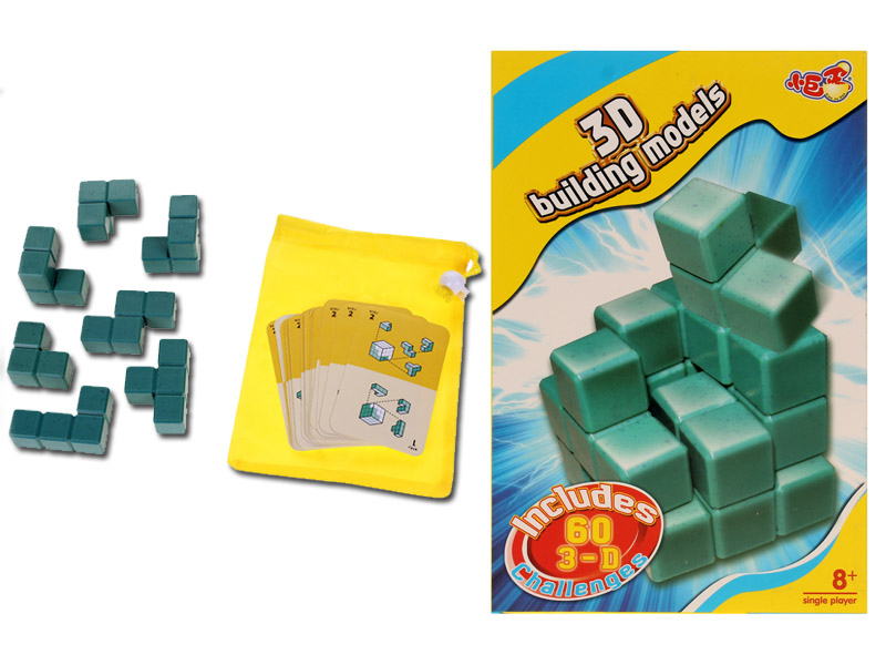 Купить оптом Головоломка пластик. "3D Танграм" 13,5х4,5х20,5см Y16612356 в Луганске