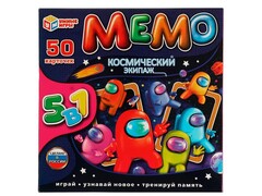 83359 [] Мемо 5 в 1 "Космический экипаж" 50 карт. в кор.