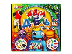 83390 [] Карточная игра Мега Дубль "Яркие друзья" 15х15 см в кор.