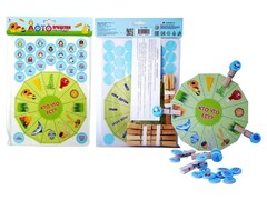 83405 [Р2480] Лото. Прищепки. "Кто что ест?" Р2480