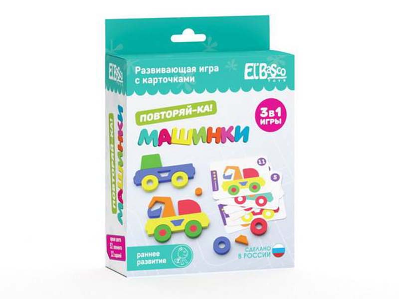 Купить оптом Развивающая игра с карточками «Повторяй-ка. Машинки» 07-002 в Луганске