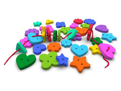 83491 [01-002] Шнуровка-россыпь «Цветочки»