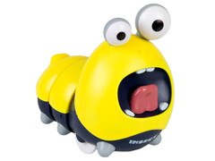 83498 [Т24774] Игрушка "Личинка на вечеринке" на бат. (забавно двигается) 9,5*6,5*8,5 см в кор.