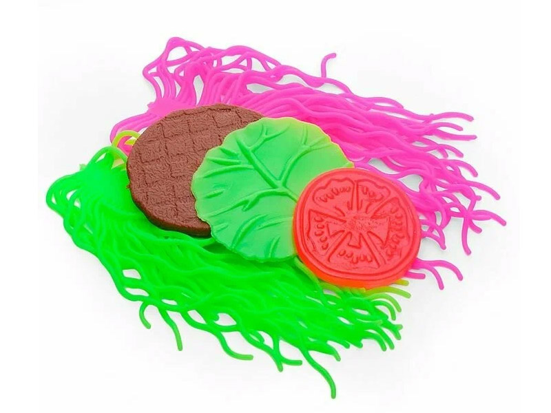 Купить оптом Антистресс "Лапша с котлетой" 11 см в пак. в Луганске