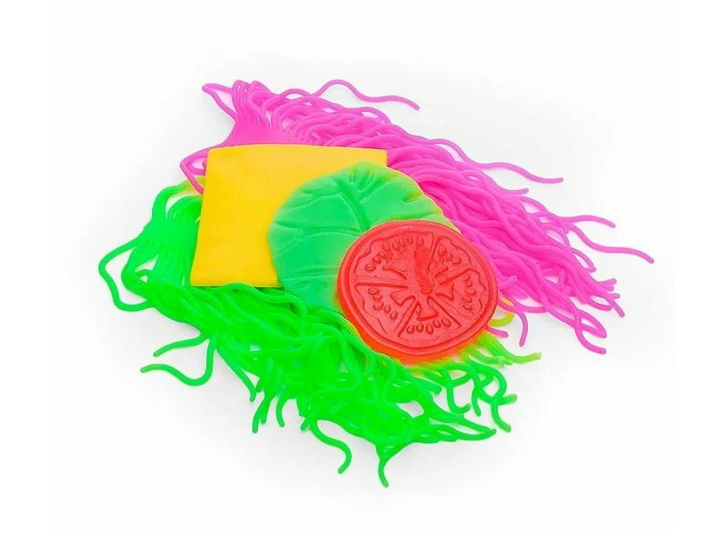 Купить оптом Антистресс "Лапша с сыром" 11 см в пак. в Луганске