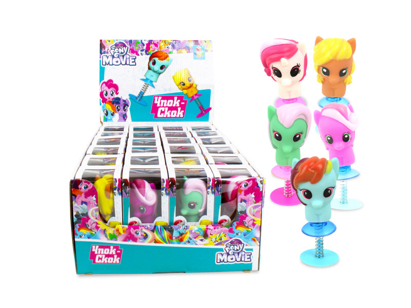 Купить оптом Игрушка-прыгун «Чпок-Скок. My Little Pony» 12*5*5 см в кор. (24шт/уп) в Луганске