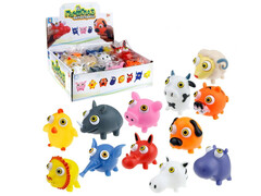 83526 [Т23223] Антистресс "Животные-глазастики" 8,2*7*6,8 см (12шт/уп)