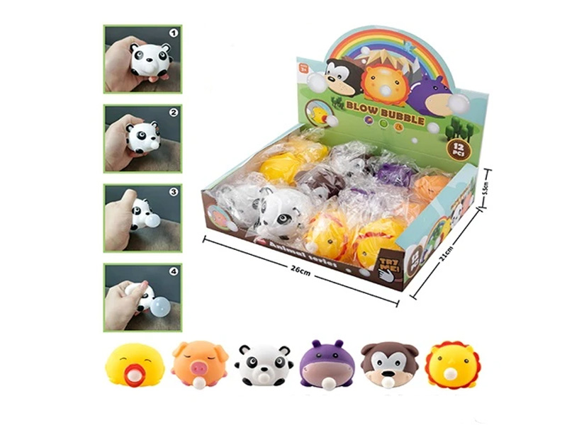 Купить оптом Антистресс-мялка «Зверюшка» 7*5 см (12шт/уп) в Луганске