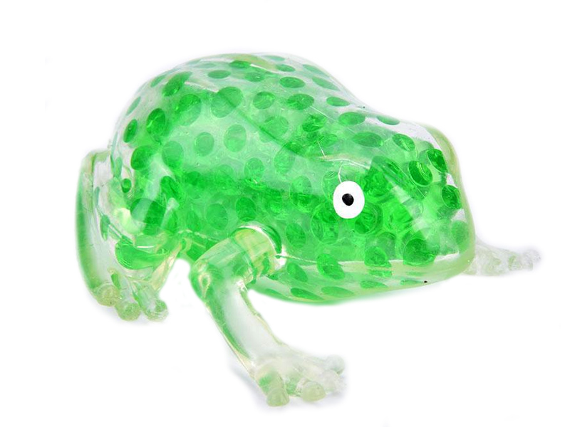 Купить оптом Антистресс с орбизами «Лягушка» 7*3 см (12шт/уп) в Луганске