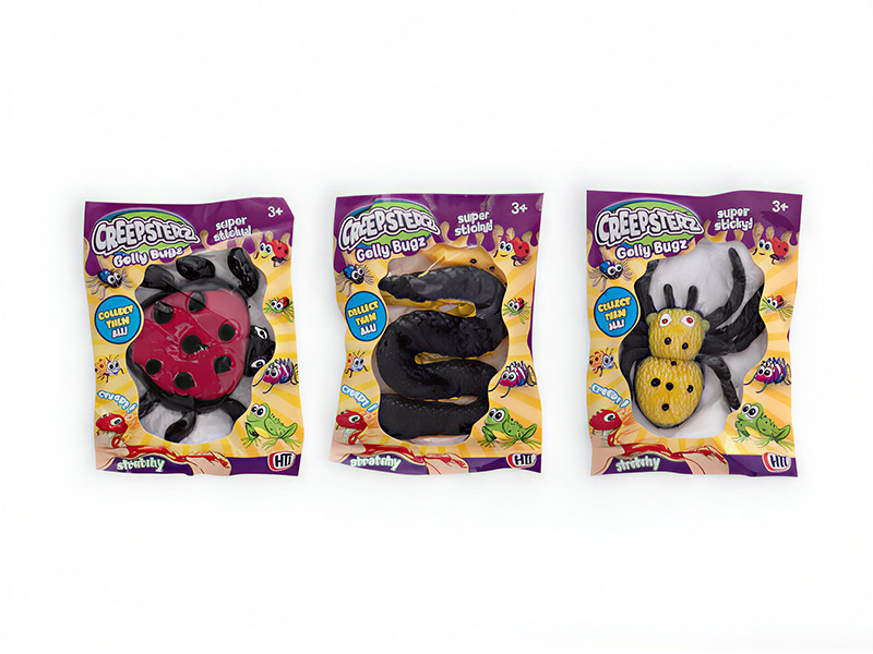 Купить оптом Антистресс «Эластичные жучки» в пак. (24шт/уп) в Луганске